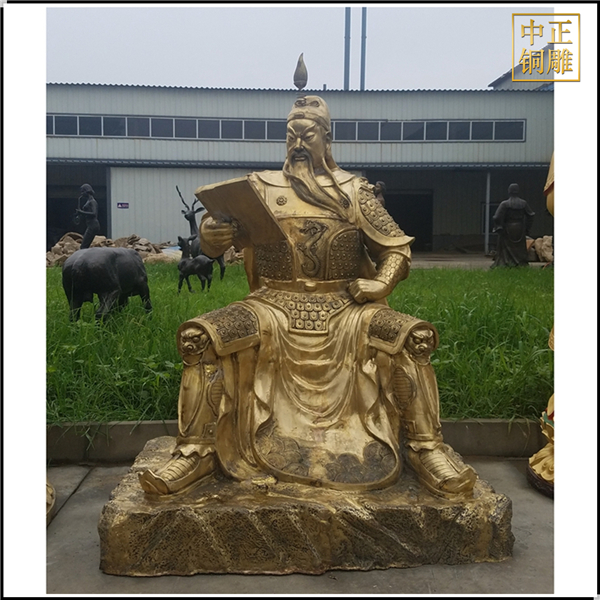 批發(fā)關圣大帝銅雕擺件.jpg 批發(fā)關圣大帝銅雕擺件.jpg